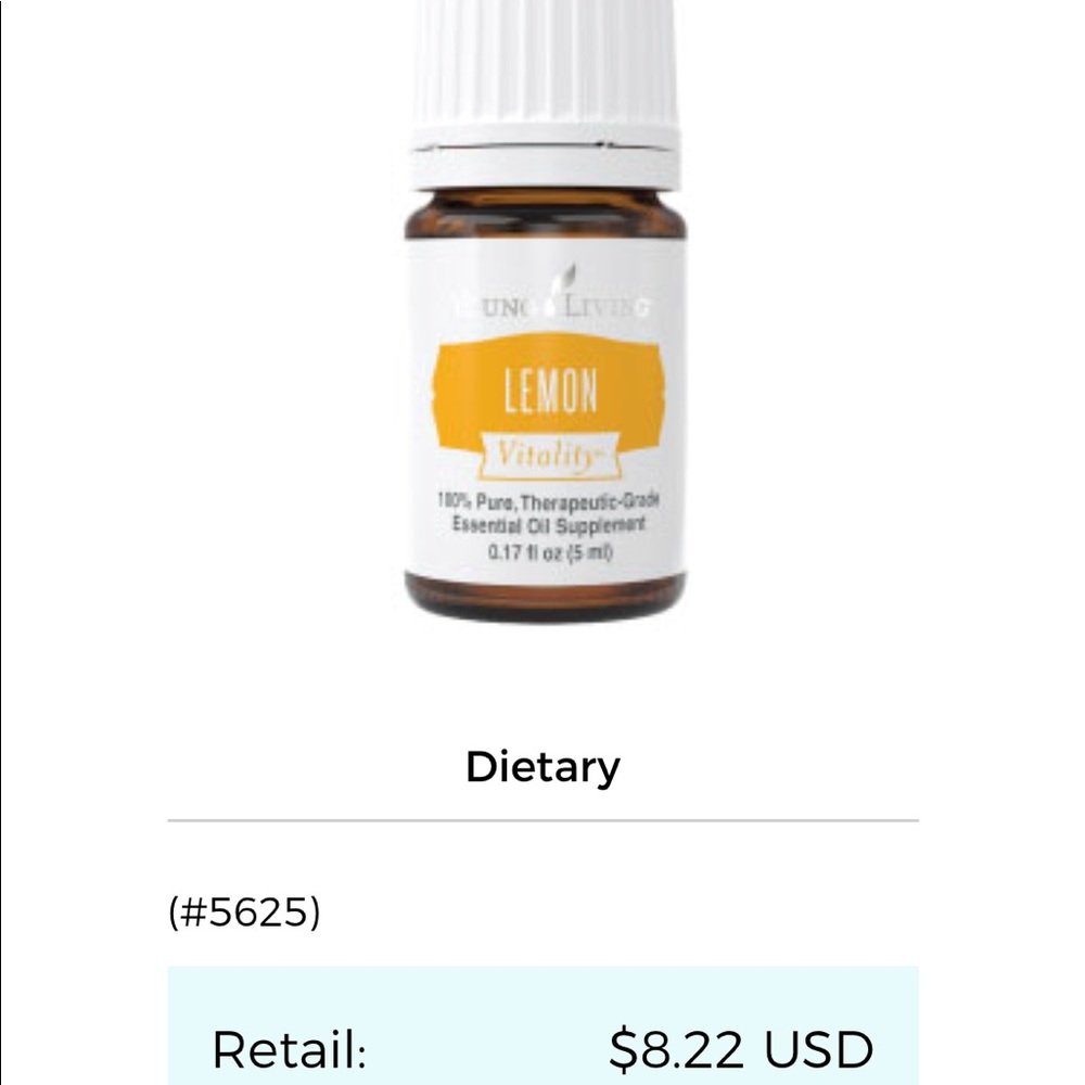 Youngliving Lemon Essential Oil